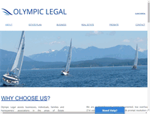 Tablet Screenshot of olympiclegal.com
